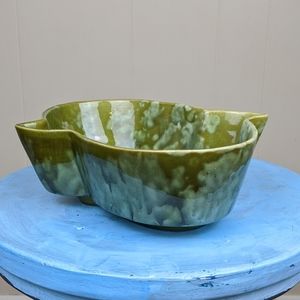 Green Corvina Pottery Planter Vintage USA